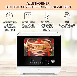 Парова піч фритюрниця духовка Klarstein Vita Pro 2450 Вт (10041334) - мініатюра 5