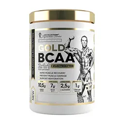 Амінокислота BCAA Gold Line Gold BCAA 2:1:1 + Electrolytes, 375 грам - Драконів фрукт Kevin Levrone vit0004609