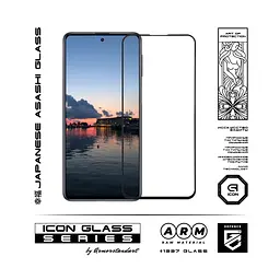 Захисне скло для Samsung Galaxy M31s (M317), Icon, 2.5D загартоване скло, повне проклеювання, глянсове, удароміцне, з олеофобним покриттям, сумісне з чохлами, міцність 9H, проста установка, ArmorStandart (ARM56907) - мініатюра 2