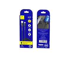 Кабель SkyDolphin S27L Spring Anti-Brake USB - USB Type-C (M/M), 1 м, Чорний (SDUSB-000611) - мініатюра 3