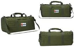 Тактична сумка похідна Solve Олива Laser cut MOLLE на 40 л KT6003101