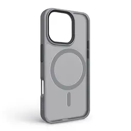 Чехол для Apple iPhone 16 Pro, Uniq MagCase, серый, противоударный, панель-накладка с MagSafe, ударопрочный TPU+PC, с магнитом MagSafe, поддержка полноценной беспроводной зарядки, ArmorStandart (ARM79506) - мініатюра 2