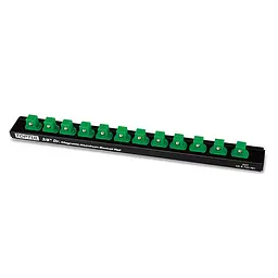 Тримач планка магнітна для головок 3/8"*280*12PCS Toptul hoz0014637