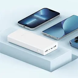 Зовнішній акумулятор Xiaomi Mi Power Bank 20000 mAh 22.5W Fast Charge PB2022ZM (BHR6109CN) білий - мініатюра 3