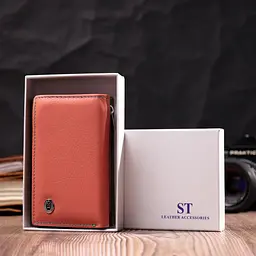 Жіночий шкіряний гаманець ST Leather 12,2х8х2 см acs0028375 - мініатюра 8