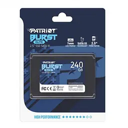 Твердотільний накопичувач SSD 240Gb, Patriot Burst Elite, SATA3, 2.5`, 3D TLC, 450/320 МБ/с (PBE240GS25SSDR) - мініатюра 3