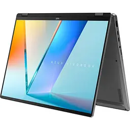 Ноутбук ASUS Vivobook 16 Flip TP3607AA-SI044X (16 F OLED, Intel Core 9 386H, 32 GB, 1 TB, Intel HD, W11P) Matte Gray (90NB17B1-M002U0) - мініатюра 6