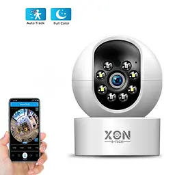 IP-камера поворотна XON SmartCam Wi-Fi 1080P (VTWEW21YW 4873) Біла - мініатюра 4