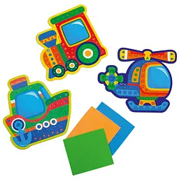 Набір для творчості Vladi Toys Транспорт м'яка мозаїка (VT4511-10) - мініатюра 3