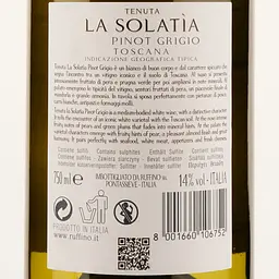 Вино Ruffino La Solatia Pinot Grigio, біле, сухе, 0,75 л - мініатюра 3