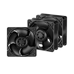 Вентилятор 120 мм, S12038-4K, Black, 3 шт Arctic teh0028686 - мініатюра 6