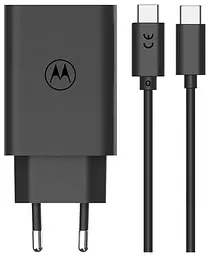 МЗП Motorola TurboPower 68W USB-C to USB-C cable (MC-682N) (PG38C06281) black UA - мініатюра 2