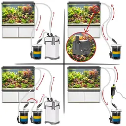Зовнішній префільтр для акваріума Kruger Meier FlowPure Pro 2700 (16/22 мм) - 2.7 л - мініатюра 5