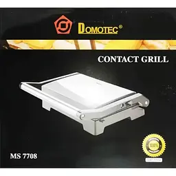 Гриль контактний Domotec MS 7708, притискний гриль - мініатюра 2