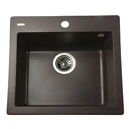 Гранітна мийка Globus Lux Aosta коричневий 490x455мм-А0006 000023572, Коричневий