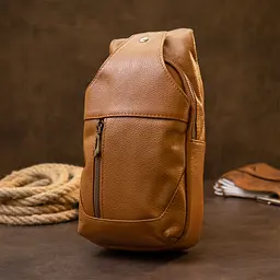 Чоловіча шкіряна сумка Vintage 16,5х31,5х6,3 см sum0013943 - мініатюра 5