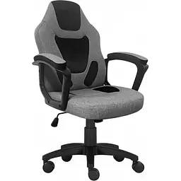 Геймерське дитяче крісло GT Racer X-1414 Fabric Gray/Black Suede [122625] - мініатюра 2