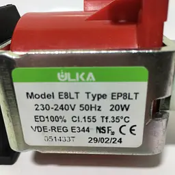 Насос (помпа) для миючого пилососу Bosch та Zelmer, 20W ULKA Type EP8LT Model E8LT (616.0045, 00756414) - мініатюра 6