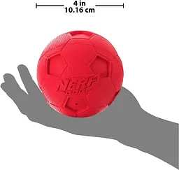 М'ячик для собак з пищалкою Nerf Dog Soccer Squeak Ball - мініатюра 5