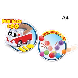 Машинка іграшкова Bb Junior VW Samba Bus інерційна жовта (16-85109YL) - мініатюра 2