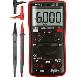 Мультиметр цифровий Yato True RMS (YT-73096) - мініатюра 4