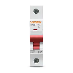 Автоматичний вимикач RS4 1п 32А С 4,5кА VIDEX RESIST VIDEX (26507-000) - мініатюра 2