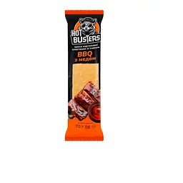 Картопляні чіпси-пластинки Hot Busters зі смаком BBQ з медом 70г (4820208388269)