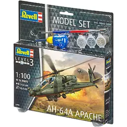 Збірна модель-копія Revell набір бойовий вертоліт AH-64A Апачі (RVL-64985) - мініатюра 2