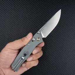 Складаний ніж SRM 10Cr15CoMoV 82 мм сірий G10 - мініатюра 6