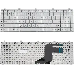 Клавіатура для ноутбука ASUS (N55, N75, X5QS) rus, сріблястий (N55 version)