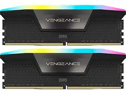Модуль пам'яті Corsair 32 GB (2x16GB) DDR5 5200 MHz Vengeance RGB (CMH32GX5M2B5200C40)