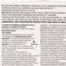 Кава в капсулах Carraro Nespresso Aluminium Ethiopia 55 г (10 шт. х 5.5 г) - мініатюра 4