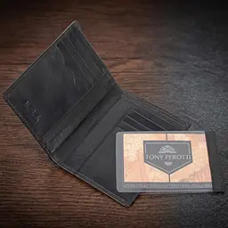 Чоловіче портмоне Tony Perotti Italico 1153 nero (90648) Чорне - мініатюра 5