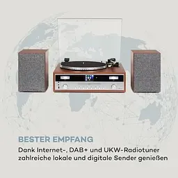 Програвач вінілу Auna Birmingham HiFi (10034090) - мініатюра 3