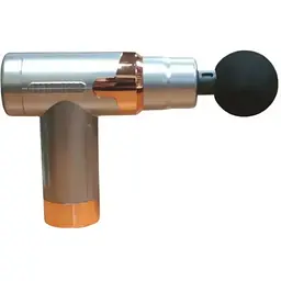 М'язовий ударний масажер Fascial GUN JY-760 4 насадки Сірий 30151367С