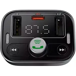 FM-трансмітер Baseus FM Launcher S-09 Pro Black (C10762200113-00) [102398] - мініатюра 5