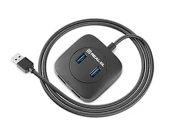 USB-хаб REAL-EL HQ-187 4 ports - мініатюра 4