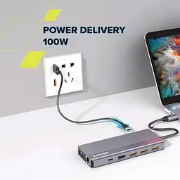 USB-Хаб Canyon 13-в-1 4K USB-C DS-16 (CNS-TDS16) - мініатюра 14