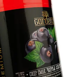 Сидр Gardenz Чорна смородина звичайний газований солодкий червоний 5.4% 1 л - мініатюра 3