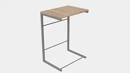 Столик Террі Ferrum-decor 650x440x330 Сірий метал ДСП Дуб Сонома 16 мм (FRD-104665) - мініатюра 5