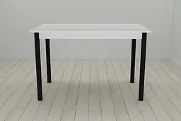 Стіл кухонний Ferrum-decor Беніта 75x120x80 Чорний ДСП Біле 16мм (FRD-106290) - мініатюра 4