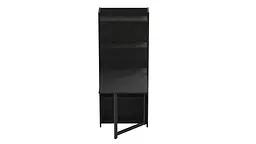 Стіл книжка з етажеркою Практик 2 Ferrum-decor 1555x640x990 Чорний метал ДСП Сосна Кембра 16 мм (FRD-104627) - мініатюра 3