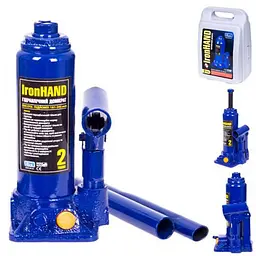 Домкрат гідравлічний телескопічний Vitol 2 т 181-345 мм (DB-02006K) - мініатюра 5
