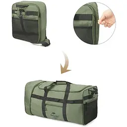 Сумка-баул для зберігання портативна Naturehike NH21LX003 чорний - мініатюра 2