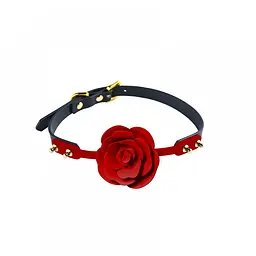 Розкішний кляп у вигляді троянди Zalo - Rose Ball Gag - мініатюра 2