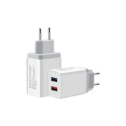 Зарядний пристрій XoKo WC-210 2.4 А USB білий (WC-210-WH) (WC-210-WH)