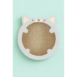 Дряпка Trixie для кошенят картонна у формі хом'яка з котячою м'ятою 31х2.5х32.5 см світло-сіра [CD] - мініатюра 2
