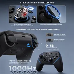 Ігровий контролер геймпад GameSir Super Nova T4n Pro Gamepad з док-станцією - мініатюра 7