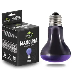 Нічна лампа з підігрівом Terrario Manguna Moonlight Lamp 50W для тераріумів без UVA - мініатюра 1