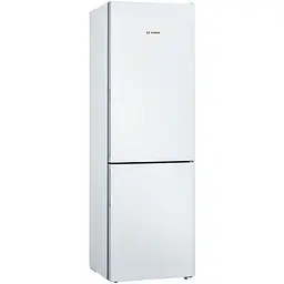 Холодильник Bosch KGV36UW206 186х65х60см 2 двері холодильне відділення 215 л морозильне відділення 94 л A+ ST Білий (KGV36UW206)